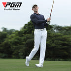 PGM Men's Golf Apparel Long-Sleeve T-Shirt Autumn/Winter Sports Jersey Men's Polo Shirt Seamless Turn-Down Collar